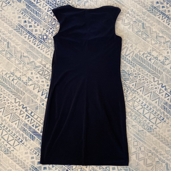 WHBM Navy Cocktail Dress - Picture 6 of 6